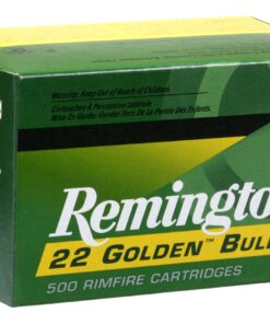 Remington Golden Bullet Ammunition 22 Long Rifle 40 Grain High Velocity Plated Lead Round Nose