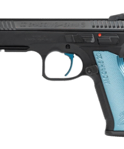 CZ-USA CZ Shadow 2 SA 9mm Luger 4.89" Barrel 17-Round Steel With Blue Grips