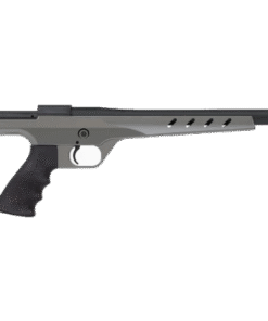 Nosler 48 Independence Pistol 15" Threaded Matte Black Barrel, Gun Metal Gray Stock Hogue Rubber Grip