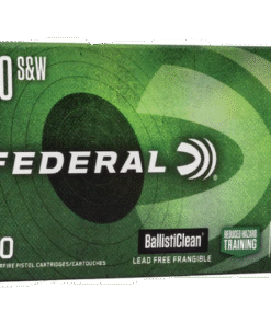 Federal Factory Second Law Enforcement BallistiClean Ammunition 40 S&W 125 Grain Frangible Flat Point Lead-Free