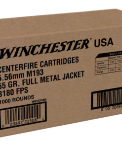 Winchester USA Ammunition 5.56x45mm NATO 55 Grain M193 Full Metal Jacket Value Pack